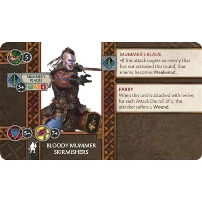 COOL MINI OR NOT A Song Of Ice & Fire Bloody Mummers Skirmishers - Billede 4