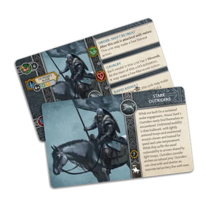 COOL MINI OR NOT A Song Of Ice & Fire Stark Outriders - Billede 2