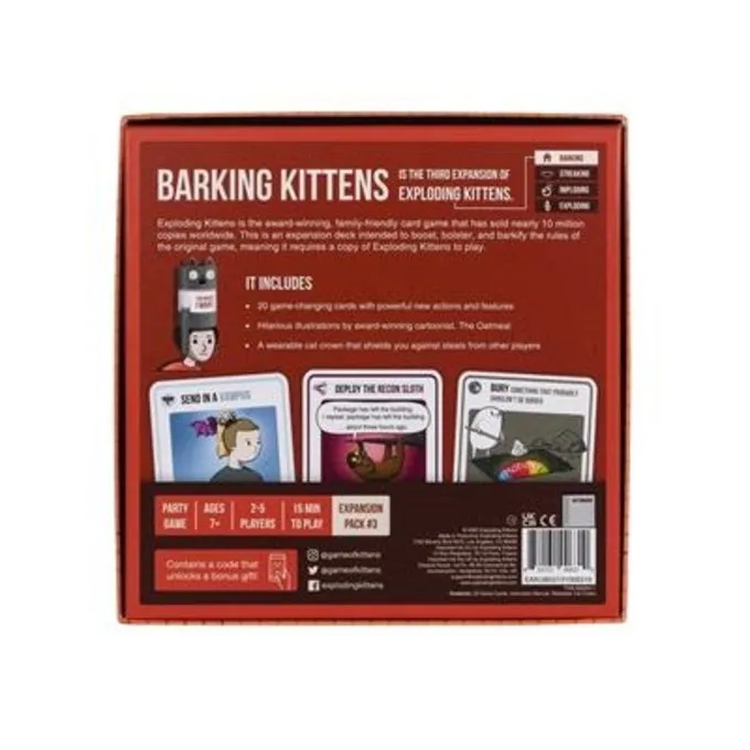 EXPLODING KITTENS Barking Kittens Expansion - Billede 5