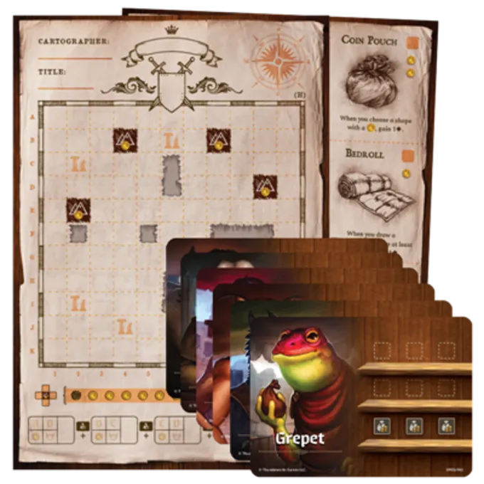 THUNDERWORKS GAMES Cartographers Map Pack 6 Hornhelm Market - Billede 2