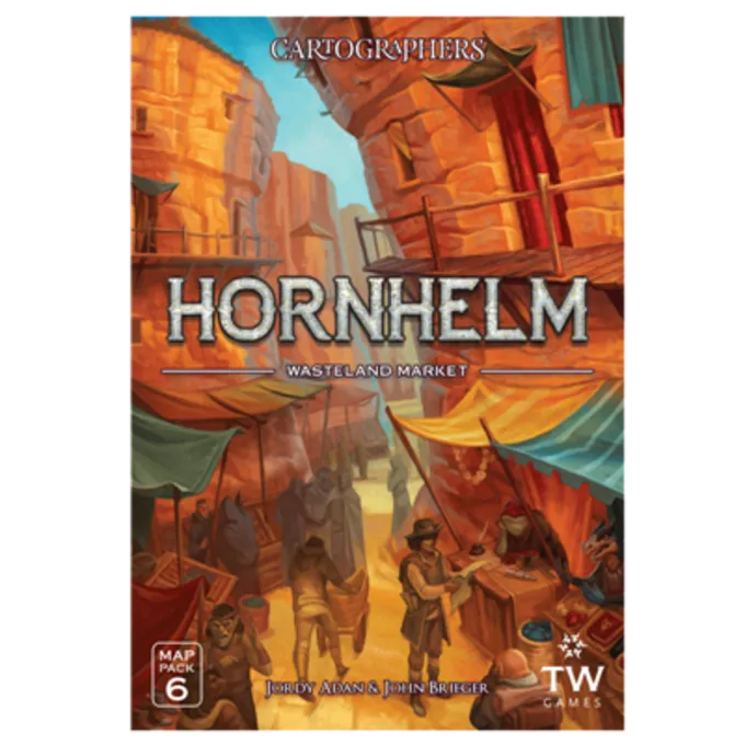 THUNDERWORKS GAMES Cartographers Map Pack 6 Hornhelm Market