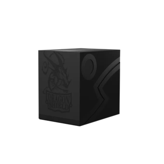 DRAGON SHIELD DECKBOX Double Deck Shell Black/Black