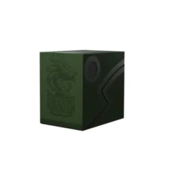 DRAGON SHIELD DECKBOX Double Deck Shell Forest Green/Black