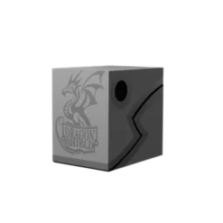 DRAGON SHIELD DECKBOX Double Deck Shell White/Black