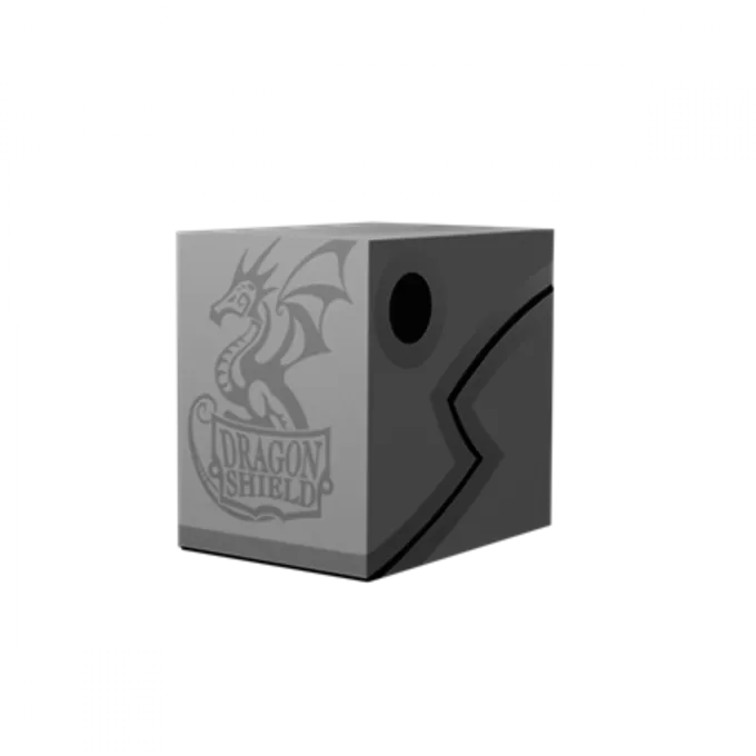 DRAGON SHIELD DECKBOX Double Deck Shell White/Black