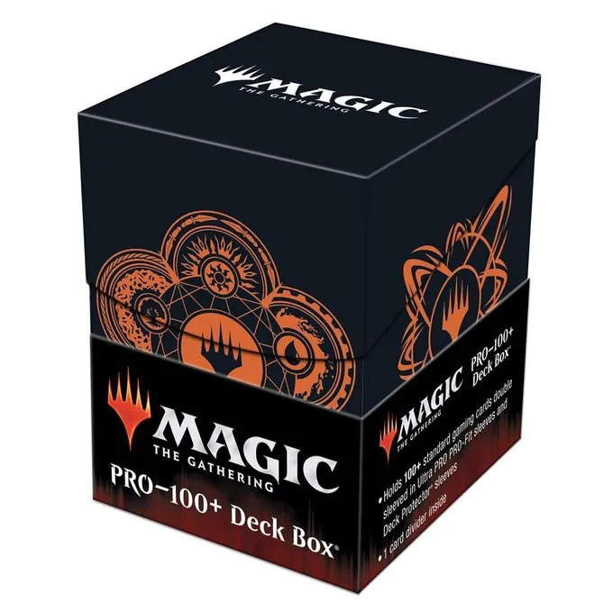 ULTRA PRO DECKBOX MTG Mana 7 Color Wheel 100+