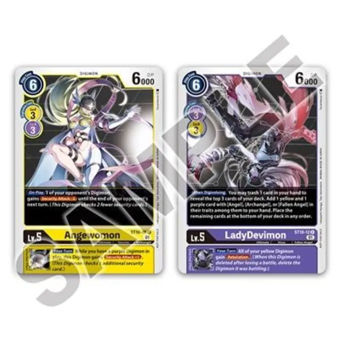 Bandai Digimon TCG Tamer Goods Set Angewomon LadyDevimon - Billede 5