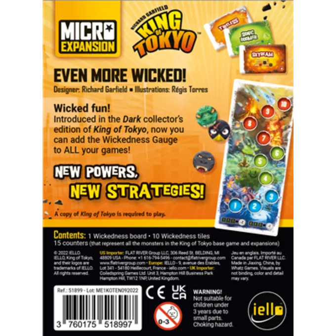 IELLO King Of Tokyo Wickedness Gauge - Billede 3