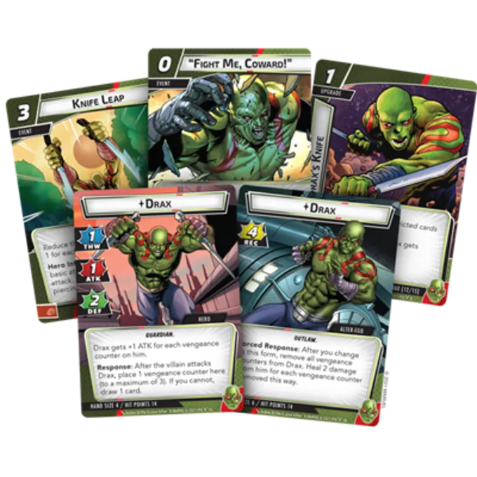 FANTASY FLIGHT GAMES Marvel LCG Champions Drax Hero Pack - Billede 2