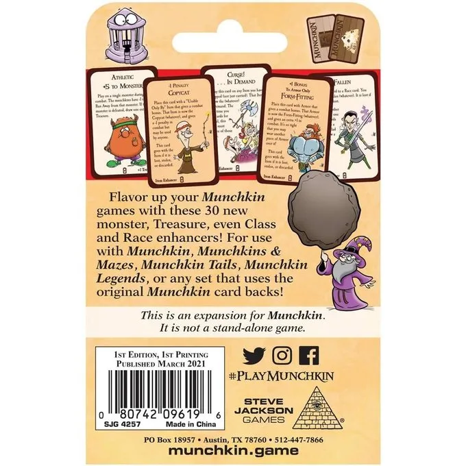 STEVE JACKSON GAMES Munchkin Enhancers - Billede 2