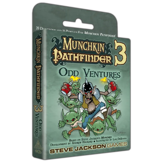 STEVE JACKSON GAMES Munchkin Pathfinder 3 Odd Ventures