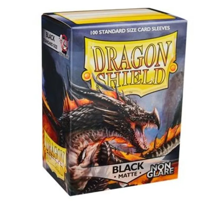 DRAGON SHIELD SLEEVES DS NON-GLARE Matte - Black (100ct) - Billede 2