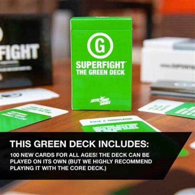 SKYBOUND GAMES Superfight Green Family Deck - Billede 3