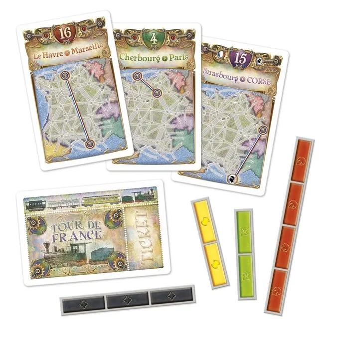 DAYS OF WONDER Ticket To Ride - France/Old West - Billede 4