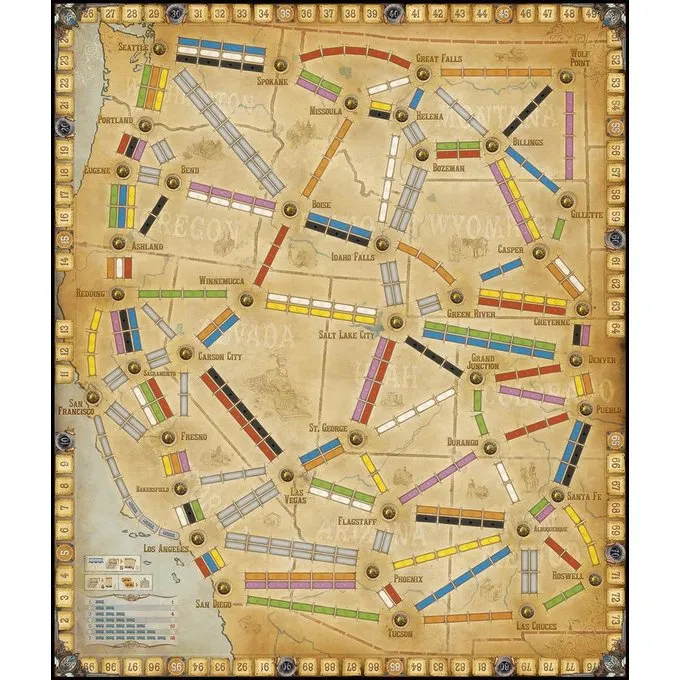 DAYS OF WONDER Ticket To Ride - France/Old West - Billede 6