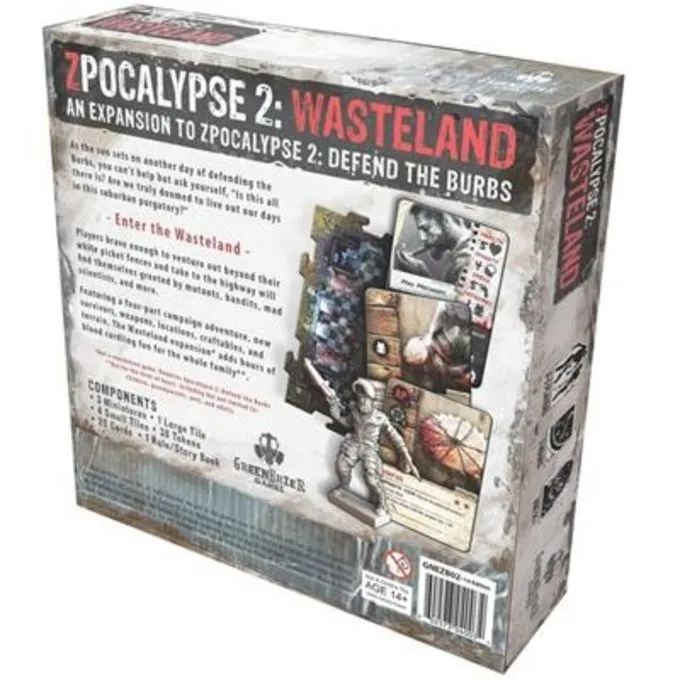 GREENBRIER GAMES Zpocalypse 2: Defend The Burbs - Wasteland - Billede 2